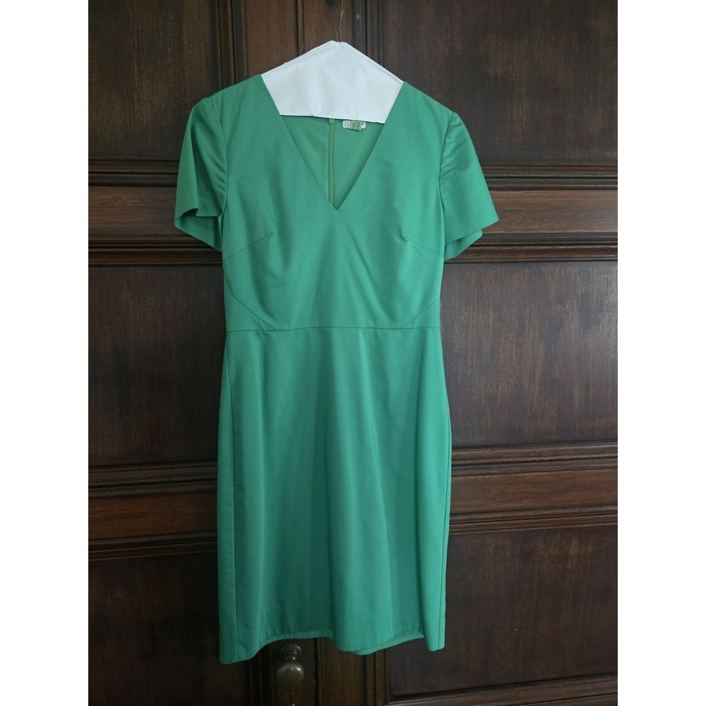J. by J.C. Green V-neck Short Sleeve‎ Dress Size S